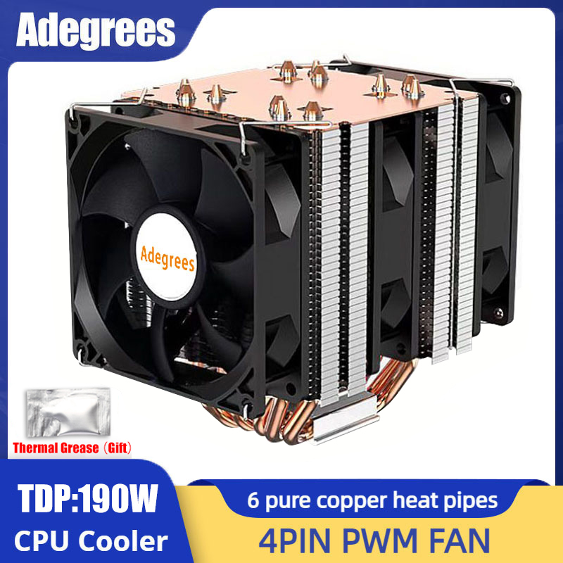 Cpu Heatsink - Refroidisseur de processeur à 6 caloducs,