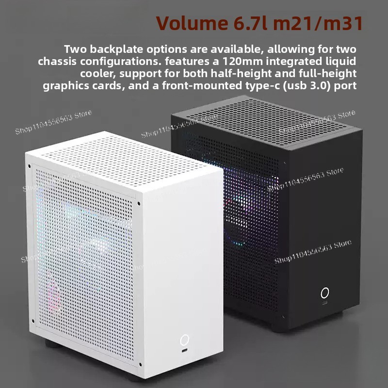 Aio Liquid Cooler - Boîtier d'ordinateur Mini ITX M21 /