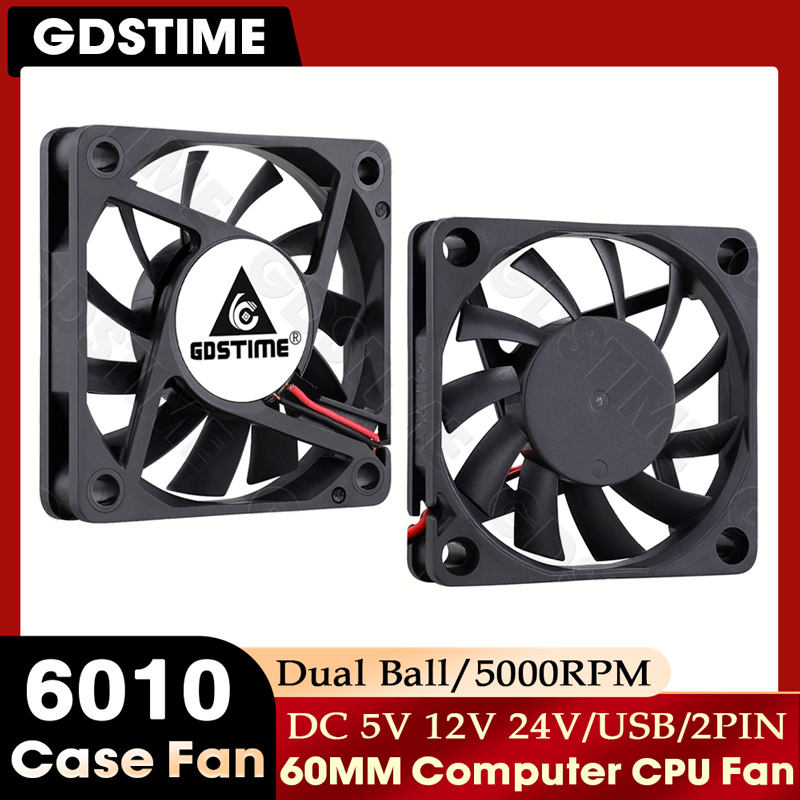 Gpu Cooler - Ventilateur GDSTIME 60 mm 24 V