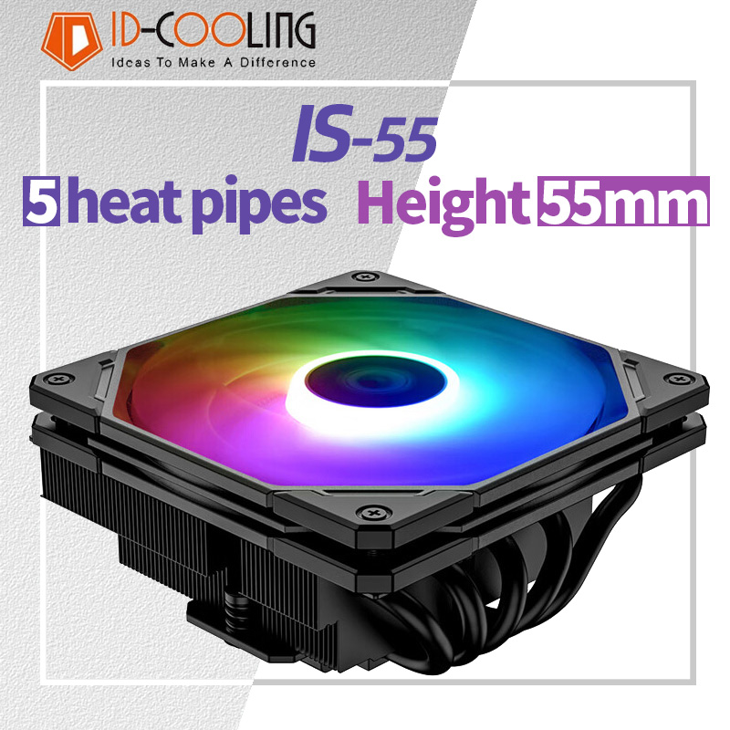 Cpu Cooler - ID-COOLING IS-55 5 tuyau de chaleur