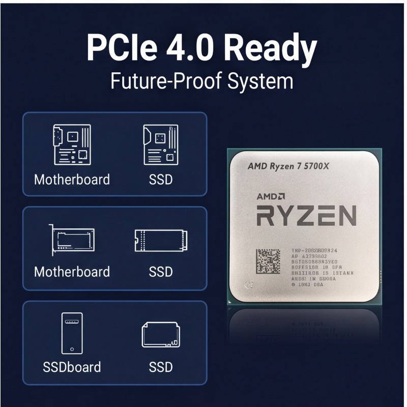 Processeur AMD Ryzen 7 5700X p - Cpu Fan avis et prix