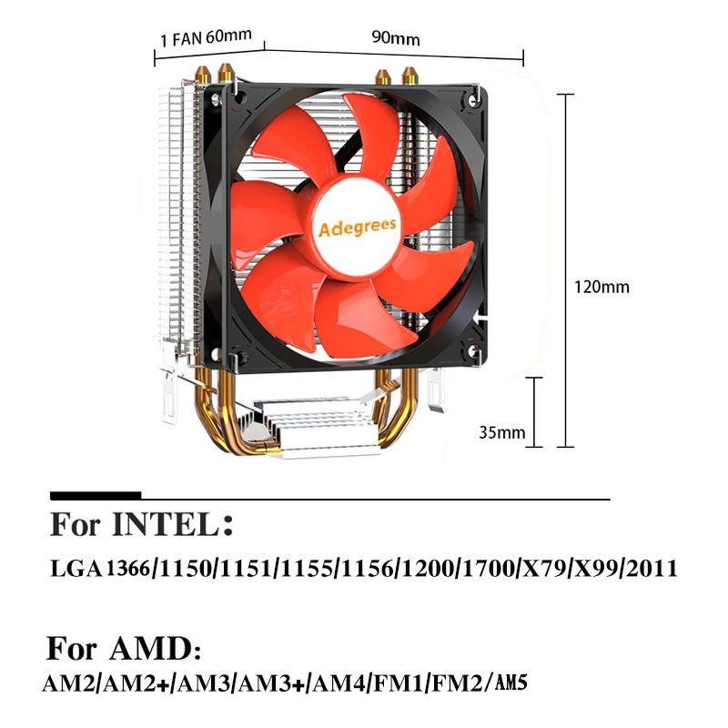 Refroidisseur d'air CPU X99, p - Air Cooler Cpu avis et prix
