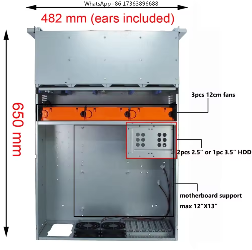 Boîtier de serveur 4U pour mon - Case Fan avis et prix